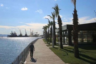 Kocaeli'de Körfez Atalar Sahil Parkı'nda sona doğru