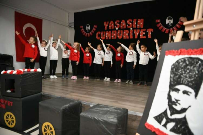 Kocaeli'nde Çocuk Kulüpleri’nde Cumhuriyet Bayramı coşkusu