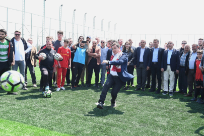 Bursa'da amatör futbol camiası bir tesis daha kazandı