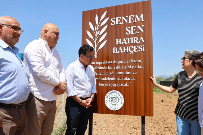 Senem Şen Hatıra Bahçesi Anneler Günü’nde açıldı