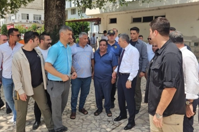 Antalya Valisi Şahin'den Kumluca yatırımlarına inceleme