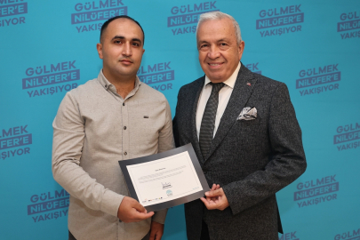 Bursa Nilüfer'de cesur personele Başkan Özdemir’den tebrik