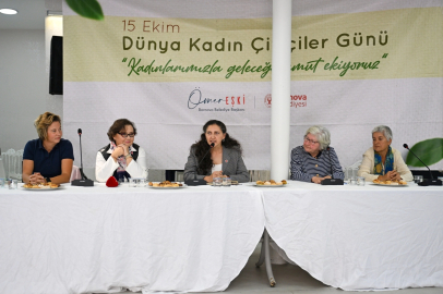 İzmir'de Bornovalı kadınlar geleceğe umut ekiyor