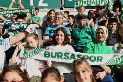 Bursa Osmangazi’de 100 çocuk ilk kez Bursaspor maçında