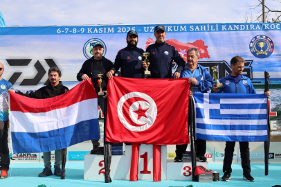 Kocaeli'de olta ustalarının nefes kesen yarışı