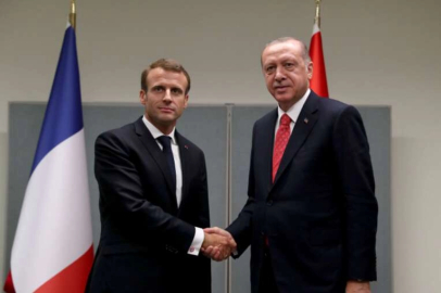 Cumhurbaşkanı Erdoğan Macron ile görüştü