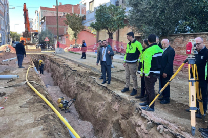 İzmir Ödemiş'te altyapıda yoğun tempo