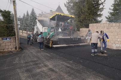 Kayseri Melikgazi'de konforlu ulaşım için yol çalışması