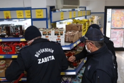 Kayseri zabıtasından sıkı denetim