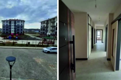 Edirne Keşan'da TOKİ'nin teslim ettiği daire anında kiraya verildi