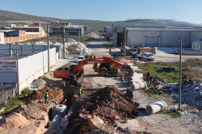 Manisa'da Karaosmanoğlu Sanayi Sitesi’nin çeyrek asırlık altyapısı çilesi son buluyor