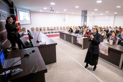 Narlıdereli edebiyatseverler Osman Balcıgil'i ağırladı