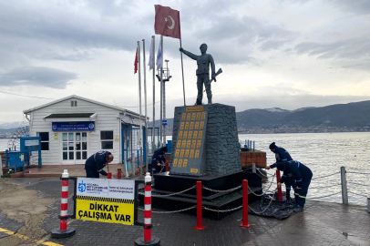 Körfez Şehitler Anıtı’nda bakım