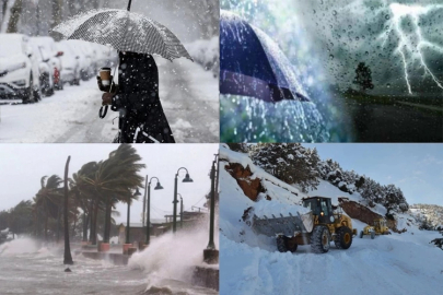 Meteoroloji’den kuvvetli yağış, rüzgar ve çığ uyarısı