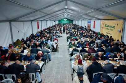 Samsun'da iftar çadırlarına yoğun ilgi