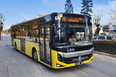 Çorum’da bayramda toplu taşıma ücretsiz