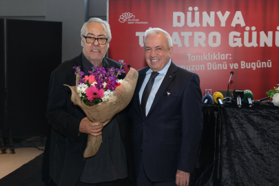 Rutkay Aziz Dünya Tiyatro Günü’nde Nilüferlilerle buluştu