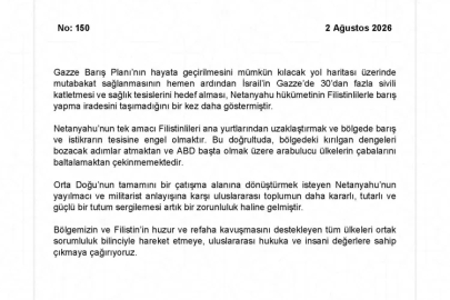 Dışişleri'nden İsrail'e sert tepki!