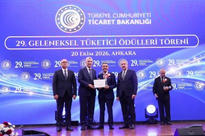 Mehmet Çetinkaya'ya anlamlı ödül