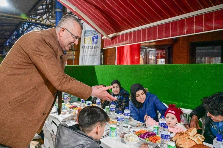 Karacabey’de anlamlı iftar buluşması